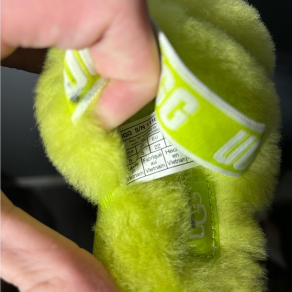 Ugg Oh Yeah Key Lime Slides Infant Size 6 - Picture 4 of 5